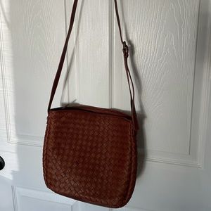 NWOT American Leather Co Modena Woven Crossbody